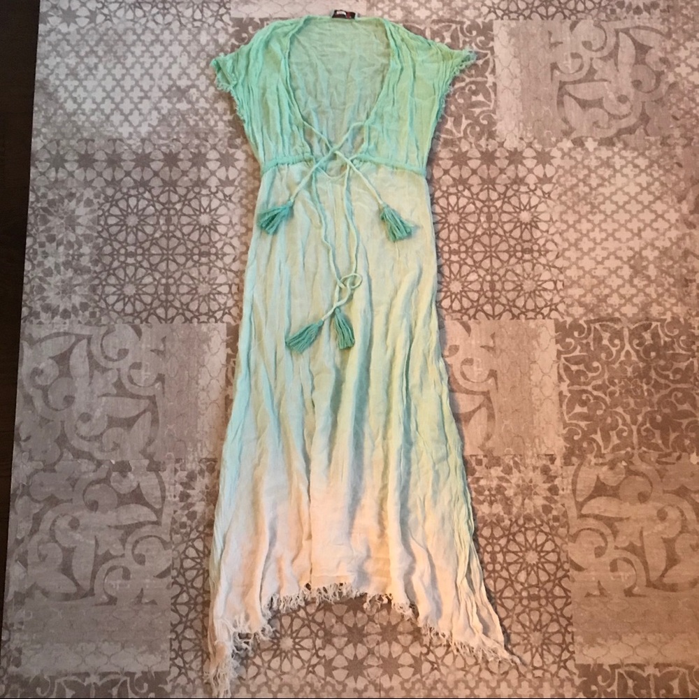 **48 HR SALE*Le Tarte handmade Ombré swim cover up